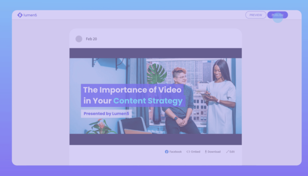 Lumen 5 - Beyond GPT-3 Top 7 Trending Content Marketing AI Tools for 2023